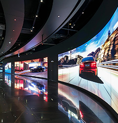  4K Video Wall for Premier Automotive Showroom