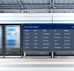  Passenger Information System for Railway
