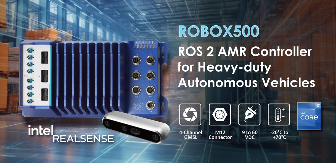 ROBOX500 ROS 2 AMR Controller for Heavy-duty Autonomous Vehicles